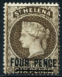 [Queen Victoria - Not Issued Stamps Surcharged. New Watermark, タイプ B34]