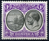 [Seal of Colony & King George V - Different Watermark, type R4]