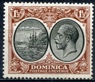 [Seal of Colony & King George V - Different Watermark, type R7]