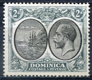 [Seal of Colony & King George V - Different Watermark, type R8]