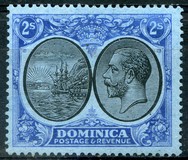 [Seal of Colony & King George V - Different Watermark, type R16]