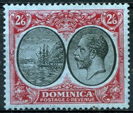 [Seal of Colony & King George V - Different Watermark, type R17]