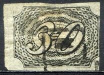 [Value Stamps - Greyish or Yellowish Paper, type B1]