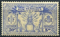 [Weapons and Totem Poles - British-French Joint Issue, type K4]
