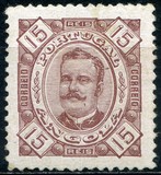 [King Carlos I - Different Perforation, Regular & Coated Paper, type E15]