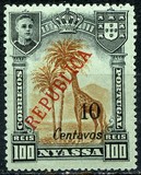 [Issues of 1911 Surcharged - London Print, type M34]