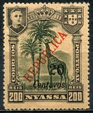 [Issues of 1911 Surcharged - London Print, type M36]