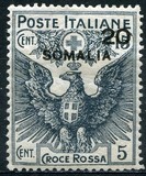 [Italian Postage Stamps Overprinted "SOMALIA", Tip F3]