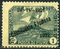 [New Daily Stamps from 1919 Overprinted "24-IV-1921 - Costituente Fiumana - 1922", тып AY3]