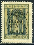 [New Daily Stamps from 1923 Overprinted "REGNO/D'ITALIA", වර්ගය BK]