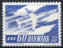 [The 10th Anniversary of the Scandinivian Airlines System, SAS, type EG1]
