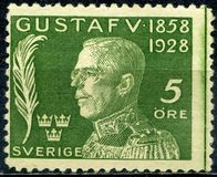 [The 70th Anniversary of the Birth of King Gustaf V, type AF]
