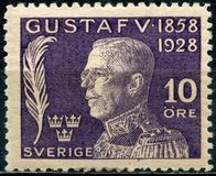 [The 70th Anniversary of the Birth of King Gustaf V, type AF1]