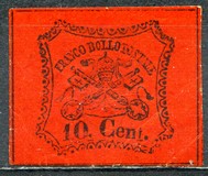 [Coat of Arms - Black Print on Colored Glazed Paper, type O]