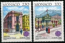 [EUROPA Stamps - Post Offices - Paintings by Hubert Clerissi, type BXW]