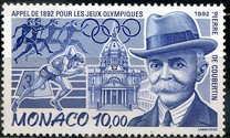[The 100th Anniversary of Pierre de Coubertin's Proposal for Revival of the Olympic Games, type CDC]