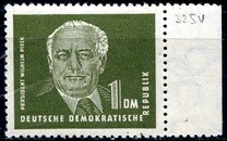 [President Wilhelm Pieck - New Watermark, type J3]