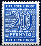 [Value Stamps - New Perforation, Typ A20]