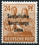 [Joint Allied Occupation Zones Stamps Overprinted "Sowjetische Besatzungs Zone", type B8]
