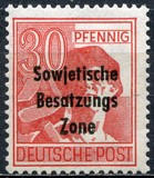 [Joint Allied Occupation Zones Stamps Overprinted "Sowjetische Besatzungs Zone", type B10]