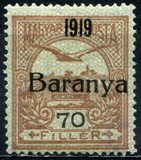 [Hungarian Stamps Overprinted "1919 Baranya", type A1]