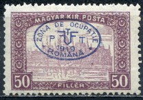 [Hungarian Parliament Type Stamps of 1917 Overprinted, 类型 K]