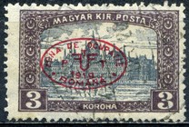 [Hungarian Parliament Type Stamps of 1917 Overprinted, 类型 K5]