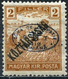 [Overprinted " Köztársaság", type O]