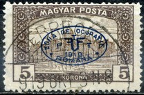 [Hungarian Stamps with "MAGYAR POSTA" Inscription Overprinted, type W3]