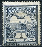 [Turul over Crown of Saint Stephen - New Watermark, type F58]