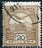 [Turul over Crown of Saint Stephen - New Watermark, type F65]