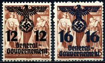[Polish Stamps Surcharged and Overprinted "General Gouvernement", प्रकार F]