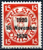 [The 10th Anniversary of the Proclamation of the Free City of Danzig, type BE2]