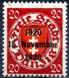[The 10th Anniversary of the Proclamation of the Free City of Danzig, type BE3]