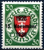 [The 10th Anniversary of the Proclamation of the Free City of Danzig, type BE5]