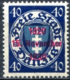 [The 10th Anniversary of the Proclamation of the Free City of Danzig, type BE7]