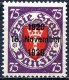 [The 10th Anniversary of the Proclamation of the Free City of Danzig, type BE9]