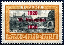 [The 10th Anniversary of the Proclamation of the Free City of Danzig, type BE10]