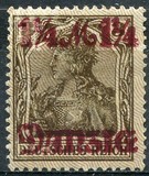[German Empire Stamp Overprinted, タイプ F]