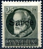 [Bavaria Postage Stamps Overprinted "SARRE", type C4]