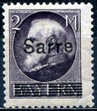[Bavaria Postage Stamps Overprinted "SARRE", type D1]