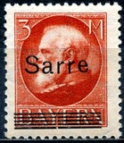 [Bavaria Postage Stamps Overprinted "SARRE", type D2]