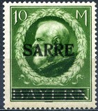[Bavaria Postage Stamps Overprinted "SARRE", type E1]