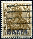 [German Empire Stamps Overprinted "SARRE", type A2]