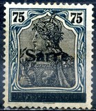 [German Empire Stamps Overprinted "SARRE", type A14]