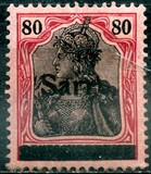 [German Empire Stamps Overprinted "SARRE", type A15]