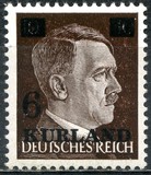 [German Empire Postage Stamps Surcharged & Overprinted "KURLAND", type A1]