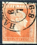 [King Friedrich Wilhelm IV - Hatched Background. New Value, タイプ A15]