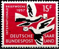 [International Letter Writing Week, type K]