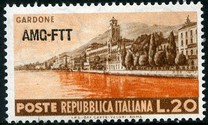 [Landscapes - Italy Postage Stamps Overprinted "AMG-FTT", Tip CQ2]